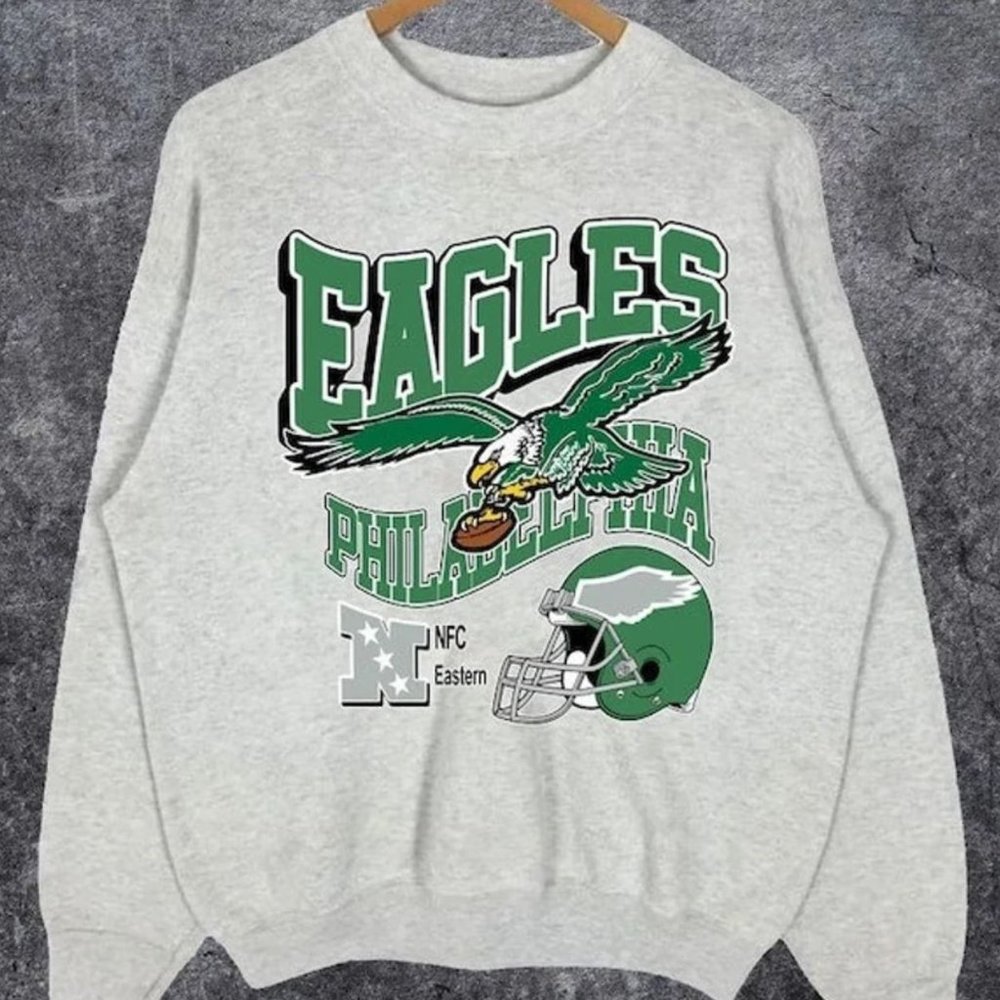 Vintage Style Philadelphia Eagles Football Sweatshirt Philadelphia Eagles Shirt